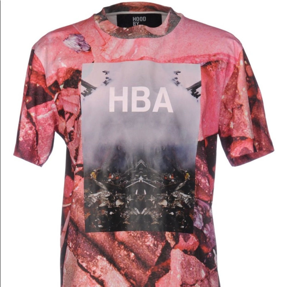 NWT HBA HOOD BY AIR 'OVERCOME' T-SHIRT MENS L & XL